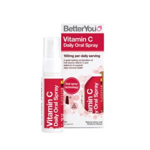 BetterYou Vitamin C Oral Spray is a great-tasting combination of fruit source vitamin C and selenium to support your daily immune health.